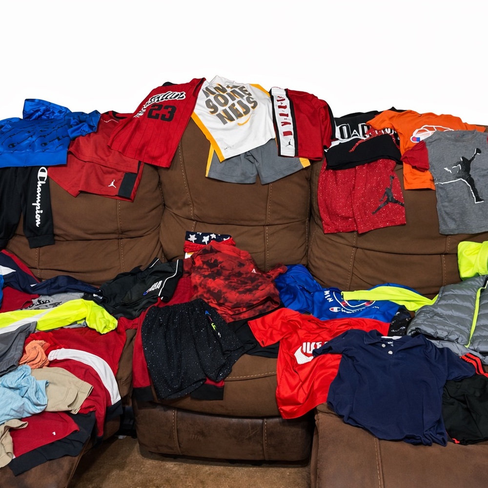 Nike Kids Assorted Athletic Hoodies & Tracksuits - Black, Blue, Red - Picture 2 of 2